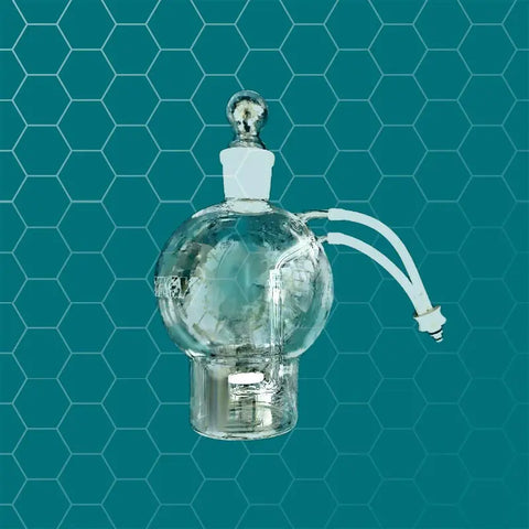 Bouteille en verre AIRNERGY+ Avant Garde ronde avec élément pétillant intégré 