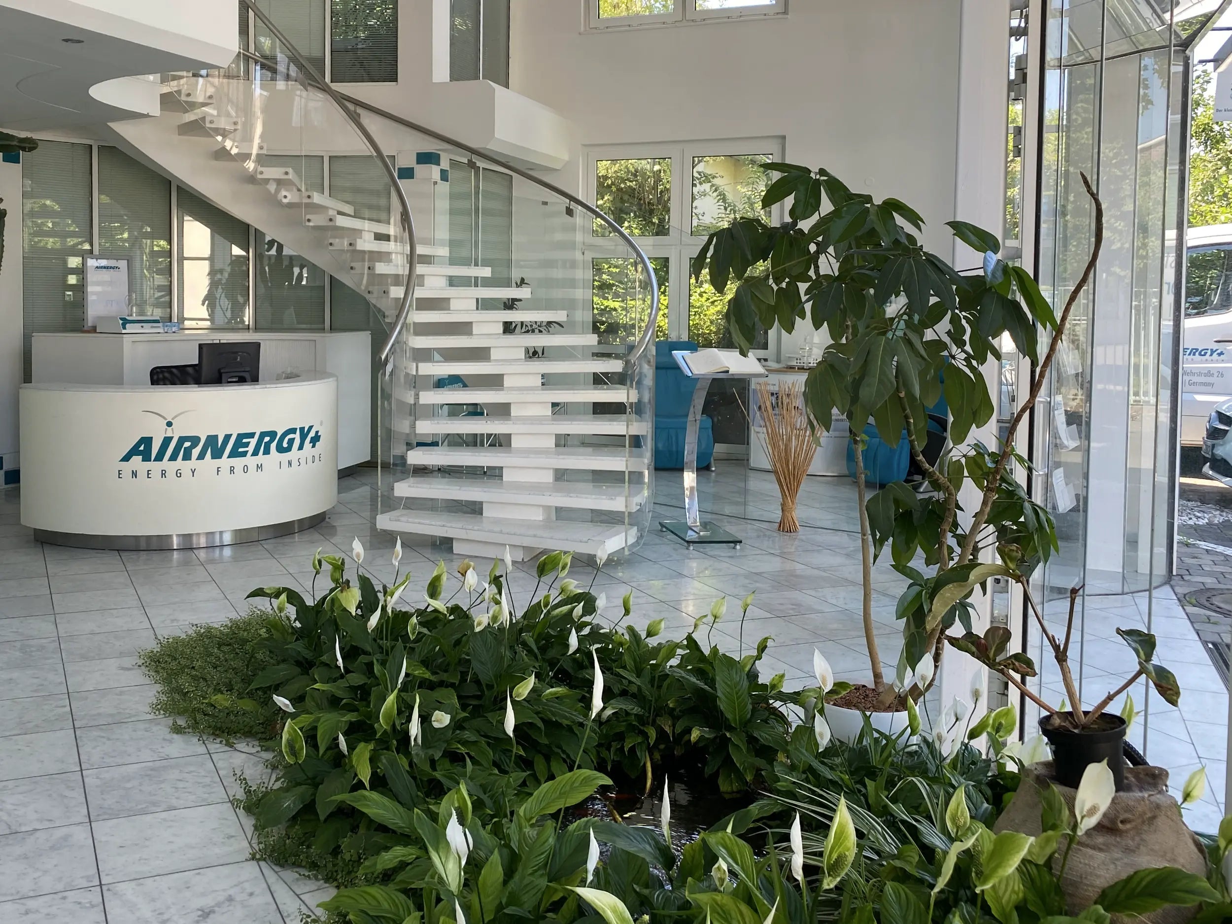 Airnergy atmen und testen in der Zentrale in Hennef bei Bonn
